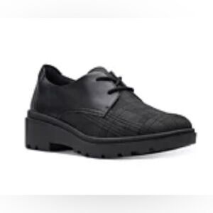 Clarks Fabric Oxfords, Size 9